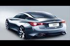 Infiniti Q50 Sport Sedan(インフィニティ Q50 スポーツセダン：日本名「日産 スカイライン」)　イメージスケッチ[Photo:Infiniti]