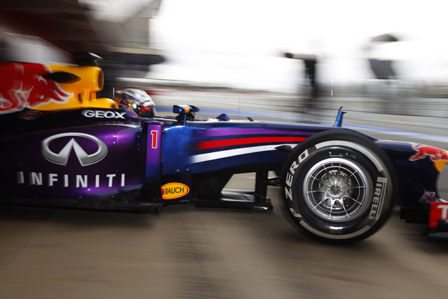 インフィニティ レッドブル レーシングの最新F1マシン「RB9」[Photo:Infiniti]