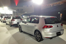 フォルクスワーゲン 新型ゴルフ(ゴルフ7)発表会の様子