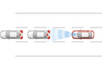 マツダ 3代目 新型「アクセラスポーツ」(海外名：MAZDA3)[2013年秋デビュー予定]　「SCBS(スマート・シティ・ブレーキ・サポート)」