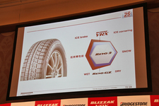 ブリヂストン 乗用車用スタッドレスタイヤ新商品「BLIZAAK VRX(ブリザック・ヴイアールエックス)」発表会