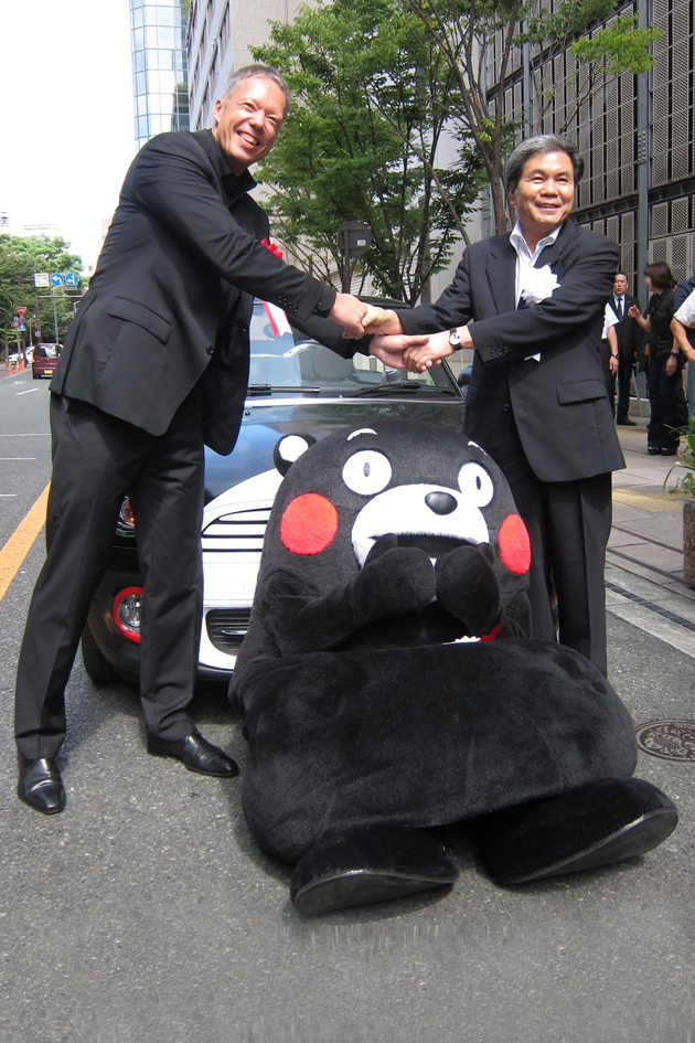 Mini くまモン仕様の特別な くまモンmini を正規ディーラーで順次展示 画像ギャラリー No 2 業界先取り 業界ニュース 自動車ニュース21国産車から輸入車まで Mota