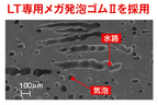 LT専用メガ発泡ゴムIIを採用