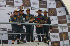 ランボルギーニ・ブランパン・スーパートロフェオ アジアシリーズ 第3戦 表彰式の様子