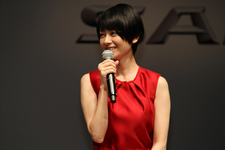 新型SAI発表会に登場した真木よう子さん