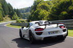 ニュルブルクリンク北コースで7分14秒のタイムを記録したポルシェ プラグインハイブリッド「918スパイダー」プロトタイプ