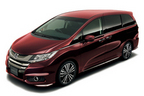 ホンダ 新型 オデッセイ アブソルート(2013年11月デビュー予定)[ボディカラー：プレミアムディープロッソパール]