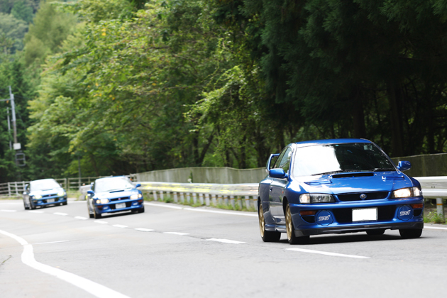 インプレッサsti 幻の22Ｂ　WRC メタリックグリーン インプレッサsti 幻の22B WRC メタリックグリーン