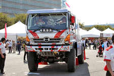 日野自動車　日野レンジャー・チームスガワラ「ダカールラリー2014」参戦記者会見[会場：モータースポーツジャパン 2014 フェスティバル イン お台場]