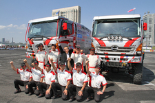 日野自動車　日野レンジャー・チームスガワラ「ダカールラリー2014」参戦記者会見[会場：モータースポーツジャパン 2014 フェスティバル イン お台場]