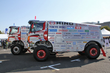 日野自動車　日野レンジャー・チームスガワラ「ダカールラリー2014」参戦記者会見[会場：モータースポーツジャパン 2014 フェスティバル イン お台場]