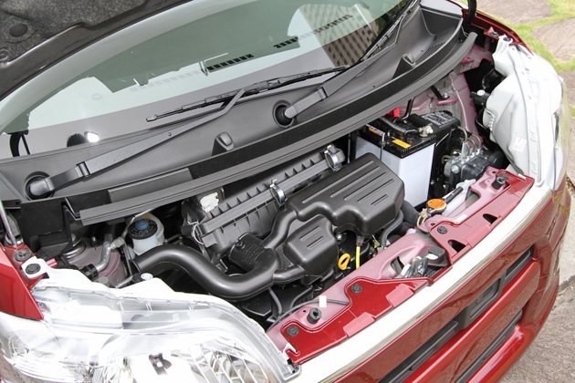 ダイハツ 新型「タント X "SA"」 TOPAZ NEO ツインカムDVVT3気筒 12Vエンジン