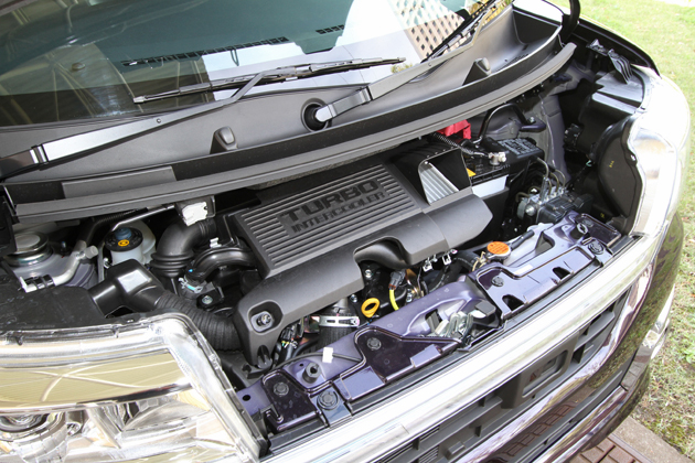 ダイハツ  新型「タントカスタム RS "SA"」[ボディカラー：ナイトシャドーパープルクリスタルメタリック(新色)]　TOPAZ NEOエンジン