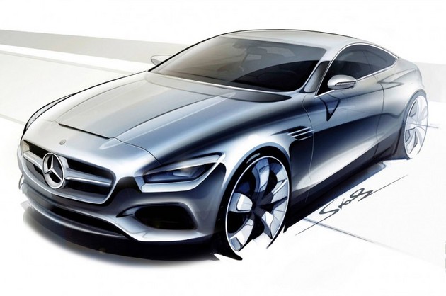 メルセデス・ベンツ Concept S-Class Coupé デザインスケッチ