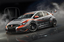 現在開発中の2014年型マシン「Honda Civic WTCC」