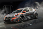 現在開発中の2014年型マシン「Honda Civic WTCC」