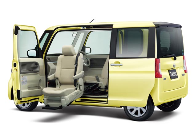 ダイハツ、福祉車両の「フレンドシップシリーズ」の『タントスローパー