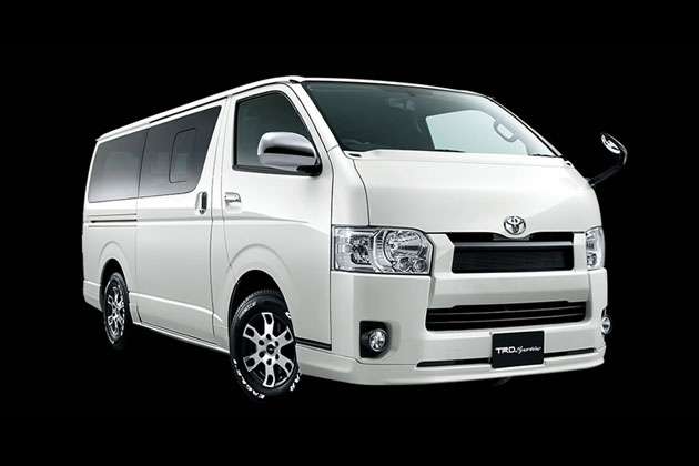 　HIACE / REGIUSACE TRD Ver.　※実際の車両とは仕様が異なる。