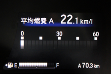 ホンダ ヴェゼルハイブリッド 高速道路の燃費は「22.1km/L」