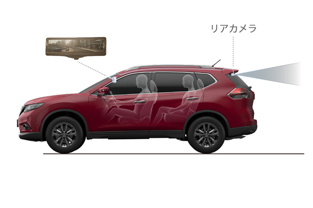 【ジュネーブショー2014】日産、さまざまな環境下でクリアな後方視界を提供する「スマート・ルームミラー」を展示