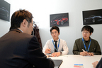 インタビューの模様