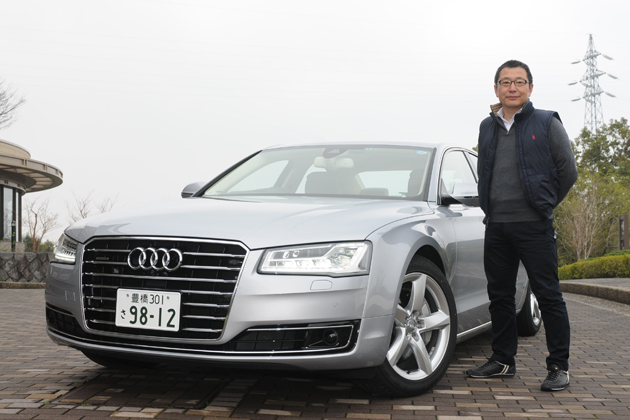 新型 アウディ A8 3.0 TFSI クワトロ[ボディカラー：フロレットシルバーメタリック／インテリアカラー：ベルベットベージュ]