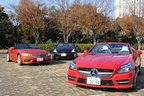 3台比較（メルセデス・ベンツ SLK・BMW Z4・日産 フェアレディZロードスター）