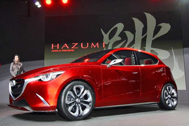 マツダ 次期「デミオ」コンセプトモデル『跳(MAZDA HAZUMI
