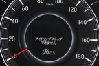 ホンダ 新型オデッセイ メーター内表示「アイドリングストップできません」