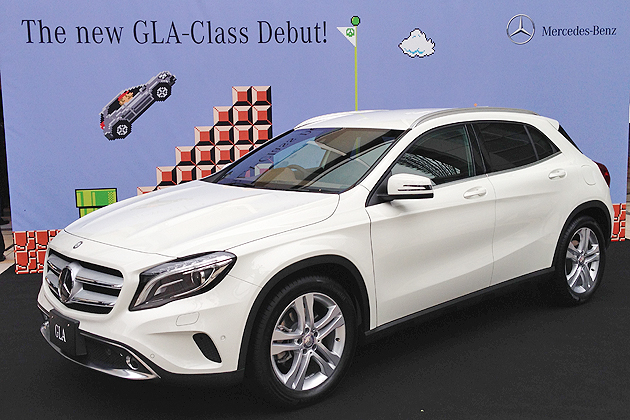 発表会 メルセデス ベンツ Gla 発表会速報 あの スーパーマリオブラザーズ とコラボ リアルマリオも登場 画像ギャラリー No 1 新型車リリース速報 Mota