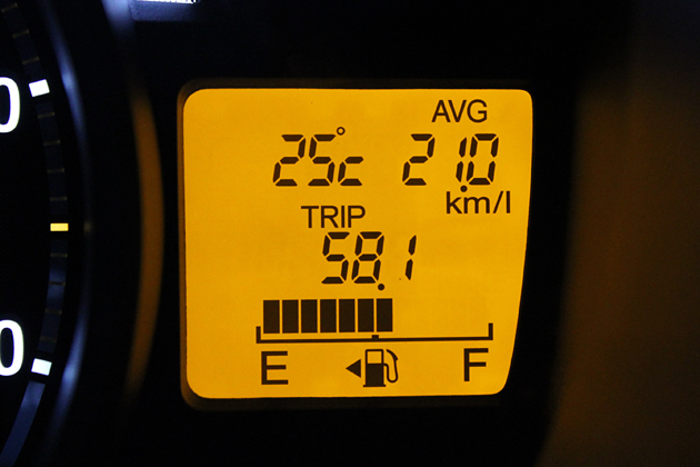 ホンダ N-WGN 市街地における燃費は「21.0km/L」