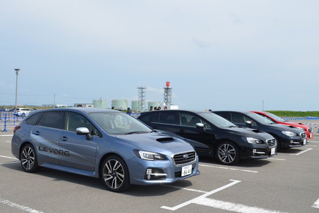 スバル レヴォーグ 全国試乗イベント「LEVORG DRIVING EXPERIENCE」にて