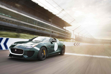 ジャガー「F-TYPE Project 7」／走行イメージ