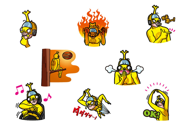 フォルクスワーゲン Lineでオリジナルスタンプ The Beetle Man を無料配布 画像ギャラリー No 1 業界先取り 業界ニュース 自動車ニュース21国産車から輸入車まで Mota