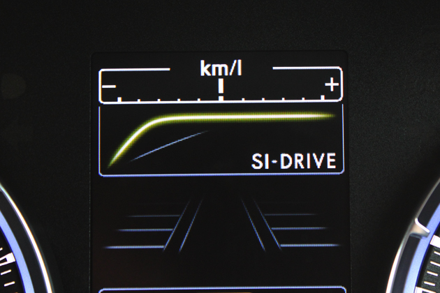 スバル レヴォーグ 1.6GT EyeSight／メーターインフォメーション「SI-DRIVE Sモード」