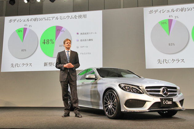 新アルミニウム接合技術により、ボディシェルの約50%にアルミニウムを使用