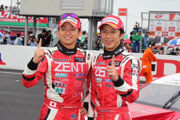 ＃1 ZENT CERUMO RC F（立川祐路／平手晃平組）／スーパーGT 2014　第4戦SUGO