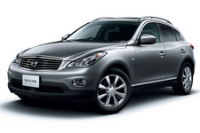 日産　スカイライン クロスオーバー　ダークメタルグレー