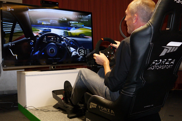 マクラーレン・オートモーティブ チーフ・テストドライバーのクリス・グッドウィン氏／Xbox One専用ソフト「Forza Motorsport 5」説明会