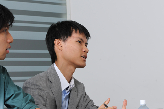 学生カーソムリエ 松浦さん／日本大学