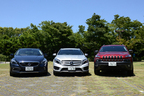 3台比較（メルセデス・ベンツ GLA・ジープ チェロキー・ボルボ V40クロスカントリー）