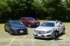 3台比較（メルセデス・ベンツ GLA・ジープ チェロキー・ボルボ V40クロスカントリー）