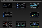 スバル レヴォーグ マルチファンクションディスプレイのデザイン検討