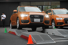 アウディ クワトロパークの特設コース「quattro experience」の一つ「Twist」