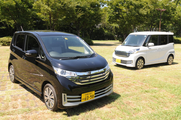 （左）日産 デイズライダー／（右）日産 デイズルークス