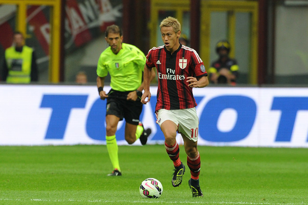 ACミランの開幕戦(2014/8/31・対ラツィオ戦)の模様