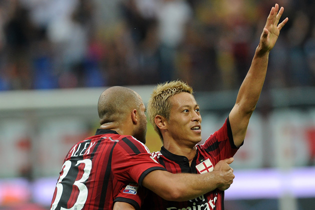 ACミランの開幕戦(2014/8/31・対ラツィオ戦)の模様