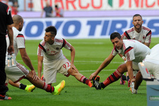 ACミランの開幕戦(2014/8/31・対ラツィオ戦)の模様