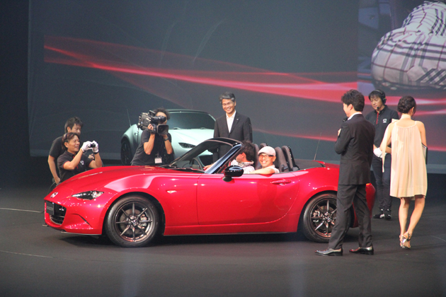 マツダ 4代目 新型ロードスター(ND)発表会の様子