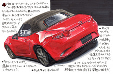 MAZDA ROADSTER(マツダ ロードスター)[4代目・ND型] イラストレポート(インプレッション)／遠藤イヅル　3